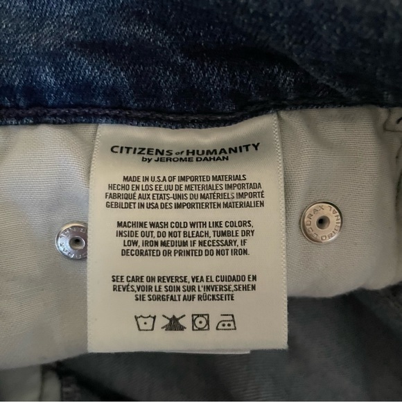 🦋Citizens of Humanity Rocket Crop High Rise Skinny Jeans COH Denim - Size 30🦋 - Picture 15 of 15